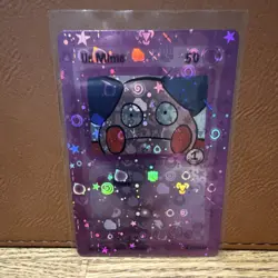 Poki Doki 1st Edition Mr. Mime Holo Card Chef Ken Lee Fan Art - Image 1