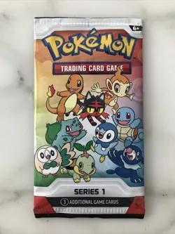 Pokemon Series 1 Booster Promo Pack 3 Cards - Image 1