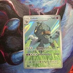 Golurk 123/086 SV: Black Bolt Illustration Rare - Pokemon Card TCG - NM - Image 1