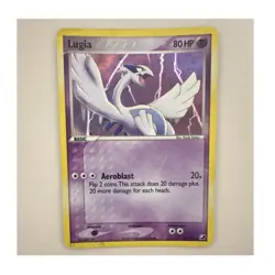Pokemon Card Lugia 029/115 EX Unseen Forces Deck Exclusives Holo Rare 2005 HP80 - Image 1