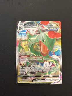 Pokemon TCG Rayquaza VMAX Crown Zenith Card 102/159 - Pack Fresh - Image 1