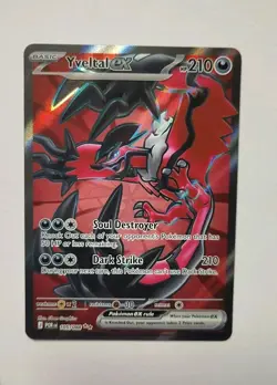 Pokemon Card TCG: Yveltal ex 105/088 Full Art Ultra Rare ME03 Perfect Order - Image 1