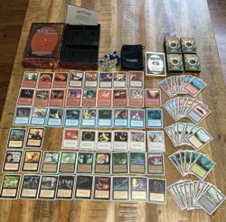 1995 Magic The Gathering MTG Starter Deckmaster Box With 96 Cards - Image 1