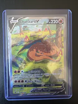 Charizard V SWSH260 Full Art Promo Pokemon Card Near Mint - Image 1