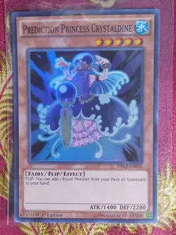 Prediction Princess Crystaldine DRL2-EN034 Super Rare 1st Edition Yu-Gi-Oh card - Image 1