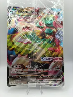 Snorlax VMAX Oversize Promo GameStop Jumbo Card Pokemon TCG Sealed Pokemon NM - Image 1