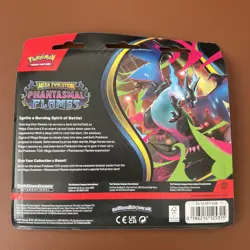 Pokemon: Phantasmal Flames 3 Booster Packs & Sneasel Promo Card - Sealed Blister - Image 2