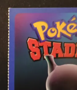 2000 Nintendo Power Pokemon Stadium Mewtwo Insert Card Rare Perforated All Edges - Image 3