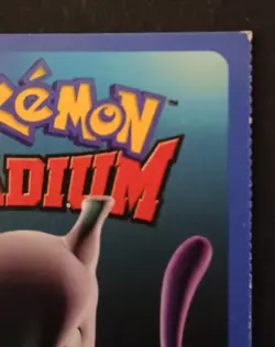 2000 Nintendo Power Pokemon Stadium Mewtwo Insert Card Rare Perforated All Edges - Image 4