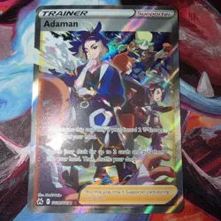 Adaman GG57/GG70 Crown Zenith Galarian Gallery NM Full Art Pokemon Card - Image 1