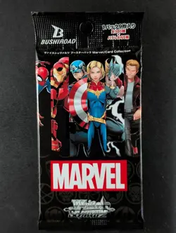 2021 Weiss Schwarz Marvel Card Collection Factory Sealed Booster Pack Japanese - Image 1