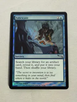 MTG FOIL Fabricate Mirrodin Magic the Gathering - Image 1