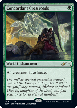 mtg magic Concordant Crossroads secret lair 2022 ENGLISH Croisee harmonieuse - Image 1