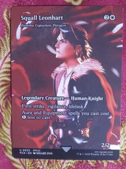 SHOWCASE Squall Leonhart FINAL FANTASY Through the Ages MTG Magic The Gathering - Image 1