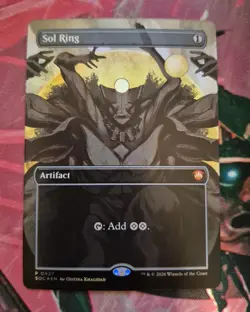 MTG Sol Ring Borderless Foil Promo (P0427) NM In Hand - Image 1