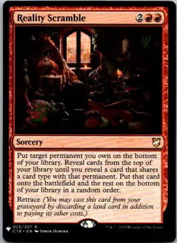 Reality Scramble The List Reprints NM Normal - Image 1