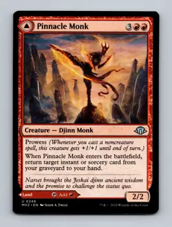 Pinnacle Monk Modern Horizons 3 Non-Foil MTG NM - Image 1
