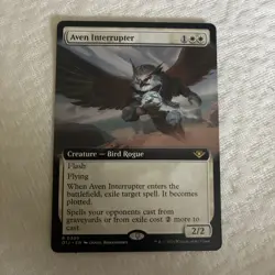 Aven Interrupter (Extended Art) Outlaws of Thunder Junction Regular - Image 1
