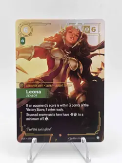 Leona - Zealot [OGN - 079/298] - NM [Foil] TCG Riftbound - Image 1