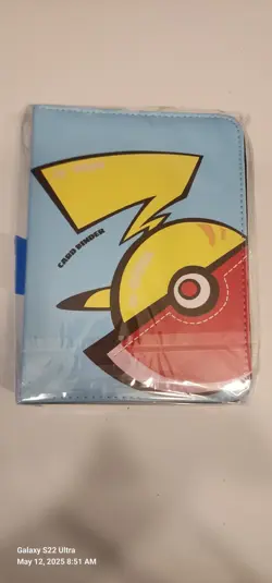 Pokemon Card Binder Zipper Game Card Collection Bag Pokemon 4-Pocket 400 Cards - Image 2