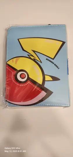 Pokemon Card Binder Zipper Game Card Collection Bag Pokemon 4-Pocket 400 Cards - Image 3