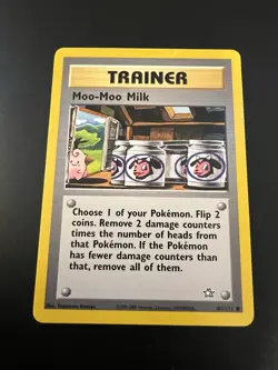 Moo-Moo Milk 101/111 Neo Genesis Unlimited 2000 Pokemon Card Common NM - Image 1
