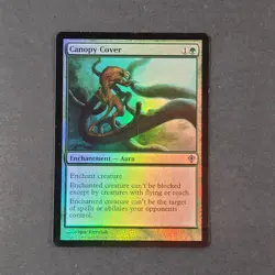 MTG - Canopy Cover - Worldwake - Light Play LP - Foil - Magic The Gathering WWK - Image 2