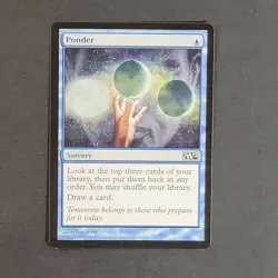 MTG - Ponder - Core Set 2012/2010 - M12/M10 - NM/LP - Magic The Gathering - CCG - Image 2
