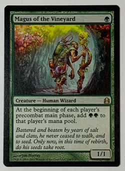MTG - 1x Magus of the Vineyard - Commander 2011 - NM - Rare Green - Magic Ramp - Image 1