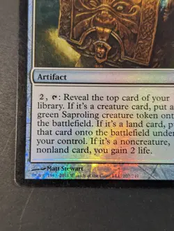 MTG - 1x Druidic Satchel - Magic Core Set 2012 - LP - Foil Rare - M12 - #207 - Image 3