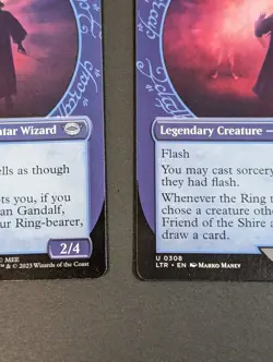MTG - 2x Gandalf, Friend of the Shire, LOTR: Tales of Middle Earth NM - Showcase - Image 3