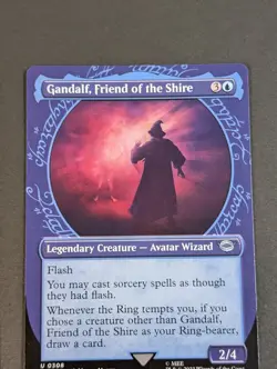 MTG - 2x Gandalf, Friend of the Shire, LOTR: Tales of Middle Earth NM - Showcase - Image 5
