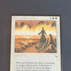 MTG - Fire and Brimstone - The Dark - NM/LP - 1994 Vintage White Magic - SG401 - Image 5