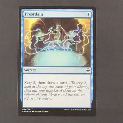 MTG - Preordain - Commander Legends - NM Blue - Magic the Gathering - Sorcery - Image 2