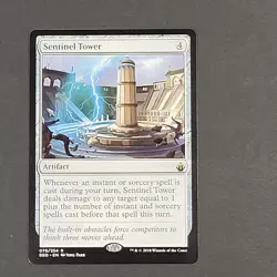 MTG - 1x Sentinel Tower - Battlebond - LP/NM - Magic The Gathering Artifact 2018 - Image 2