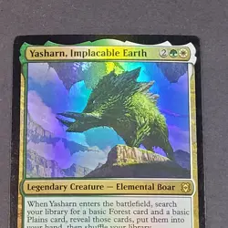 MTG 1x Yasharn, Implacable Earth - Zendikar Rising - NM Foil Magic The Gathering - Image 5