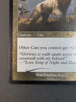 MTG - 1x King of the Pride - Modern Horizons - Retro Frame Etched Foil Promo NM - Image 3