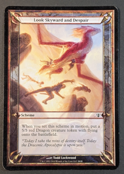 MTG - 1x Look Skyward and Despair - Oversize - LP - Magic the Gathering - #24 - Image 1
