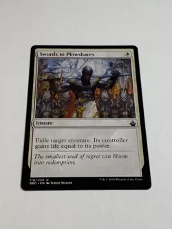 MTG - 1x Swords to Plowshares - Battlebond - NM/LP - Magic The Gathering #110 - Image 3