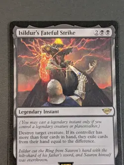 MTG - 1x Isildur's Fateful Strike - LOTR Tales of Middle Earth - NM - Pack Fresh - Image 5