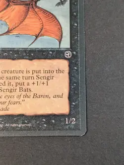 MTG - 1x Sengir Bats - Homelands - NM/LP - Vintage 1995 - Magic The Gathering - Image 4