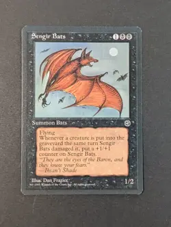 MTG - 1x Sengir Bats - Homelands - NM/LP - Vintage 1995 - Magic The Gathering - Image 5