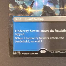 MTG - 1x Undercity Sewers - Murders at Karlov Manor - NM - Borderless - Magic - Image 2