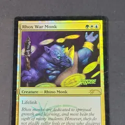 MTG - Rhox War Monk - FNM Promo Foil - LP/NM - Magic The Gathering - 2011 Rare - Image 5