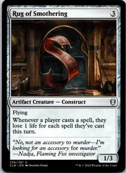 Rug of Smothering 336 Commander Legends: Battle for Baldur's Gate NM - Image 1