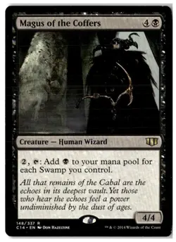 MTG Magus of the Coffers - Commander 2014 Heavily Played English - Image 1