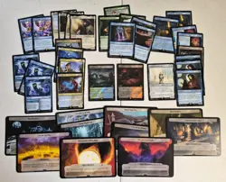 Doctor Who Surge Foil Lands, Rares, Planechase & More - MTG Lot - Image 1