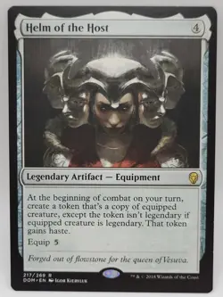 Helm of the Host Dominaria MTG LP Rare Artifact Equipment Commander Staple - Image 1