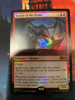 MTG Core Set 2021 Terror of the Peaks Foil - Image 1
