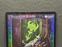 Scourge MTG FOIL Unspeakable Symbol Magic The Gathering NM - Image 2